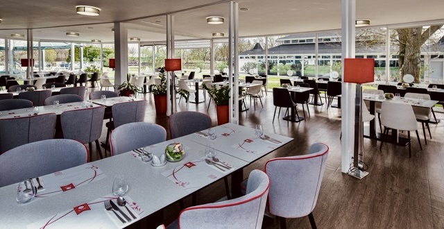 Dining room with view